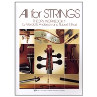 All for Strings Theory Workbook 1 for Cello