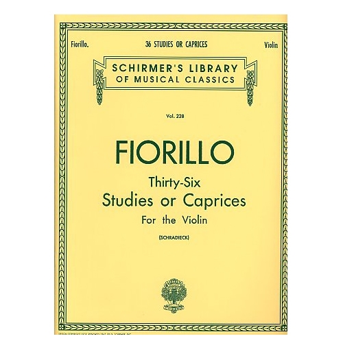 Fiorillo Thirty-Six Studies or Caprices