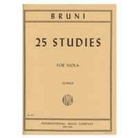 25 Studies for Viola - Bruni