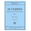 24 Studies for Viola, Opus 37 - Jacob Dont
