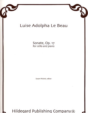 Sonate Op. 17 For viola and Piano by Luise Adolpha Le Beau