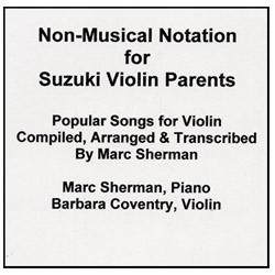 Popular Songs for Violin CD - Marc Sherman