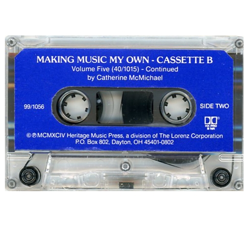 Making Music My Own, Cassette B for Vol. 4 & 5 - McMichael