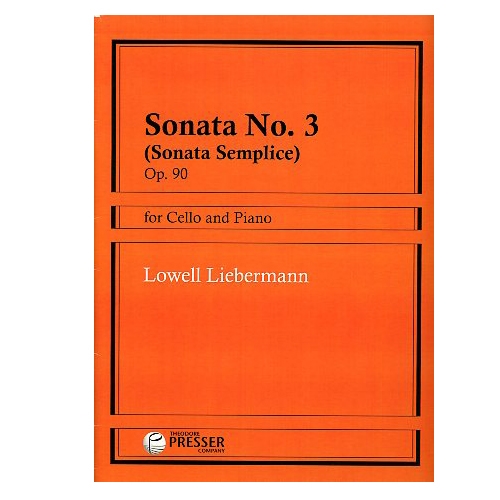 Sonata No. 3 (Sonata Semplice) by Liebermann Op. 90