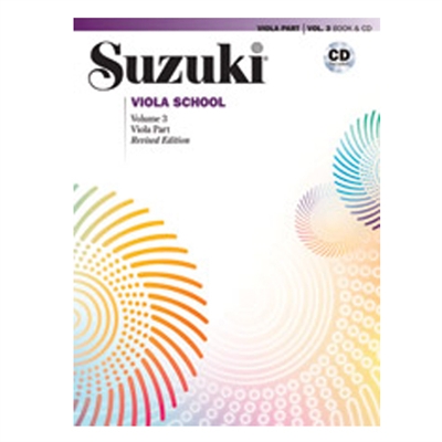 Revised- Suzuki Viola School: Volume 3: Viola Part and CD