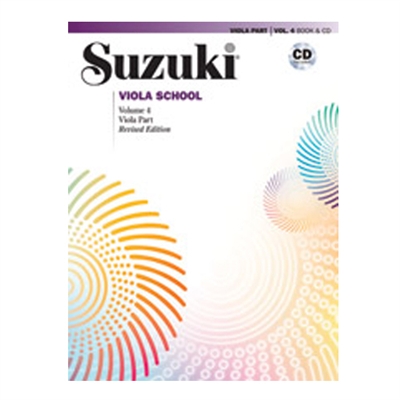 Revised- Suzuki Viola School: Volume 4: Viola Part and CD