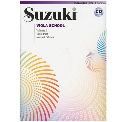 Revised - Suzuki Viola School Volume 6: Book and CD