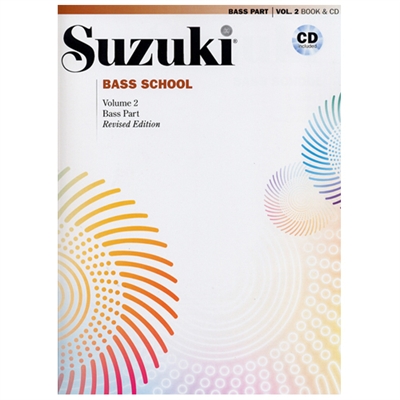 Revised- Suzuki BASS School: Bass Part & CD Volume 2