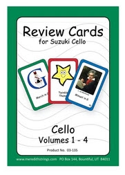 Review Cards for Suzuki Cello