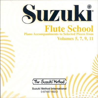 Suzuki Flute School: Volume 5, 7, 9, & 11: Piano Accompaniments CD