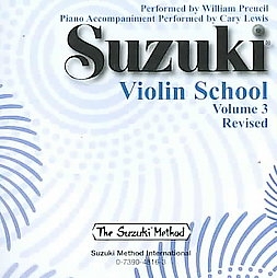 Revised- Suzuki Violin School: Volume 3: CD