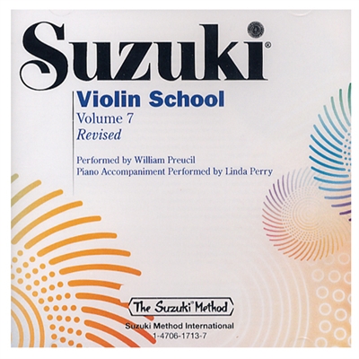Revised - Suzuki Violin School: Volume 7 CD