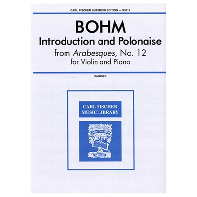 Introduction and Polonaise- Bohm Arr Saenger