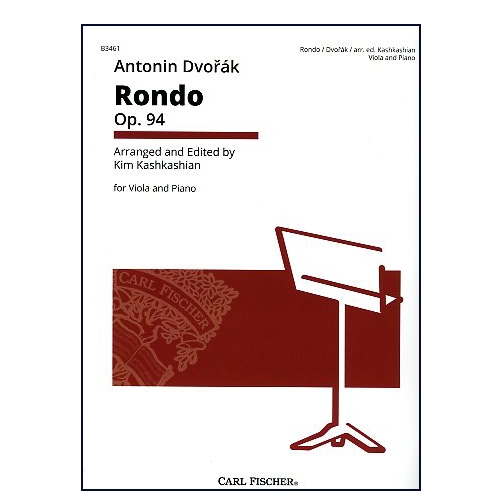 Dvorak Rondo Op 94 for Viola and Piano