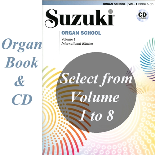 Suzuki Organ School Volume Book & CD