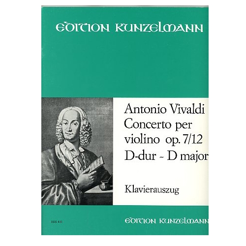 Vivaldi Concerto for Violin D Maj Op 7/12