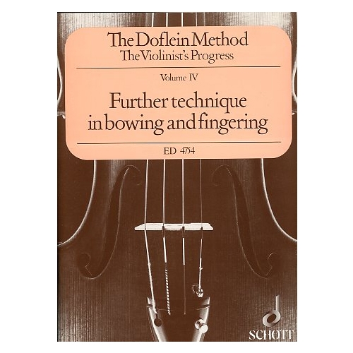 The Doflein Method - The Violinist's Progress, Volume 4