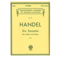 Six Sonatas for Violin and Piano - Handel