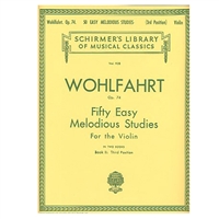 Fifty Easy Melodious Studies Book 1, Op. 74 - Wohlfahrt
