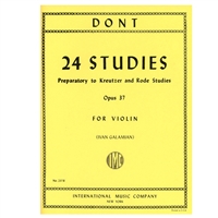 24 Studies for Violin, Opus 37 - Jakob Dont