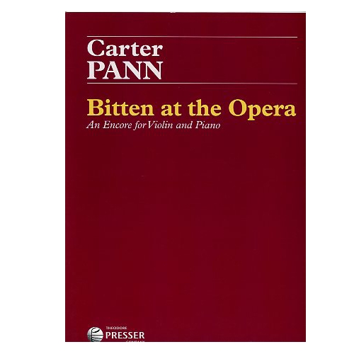 Pann, Bitten at the Opera for violin and Piano