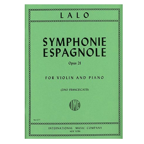 Symphonie Espagnole, Opus 21 - Edouard Lalo