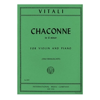 Chaconne in G minor for Violin and Piano - Vitali
