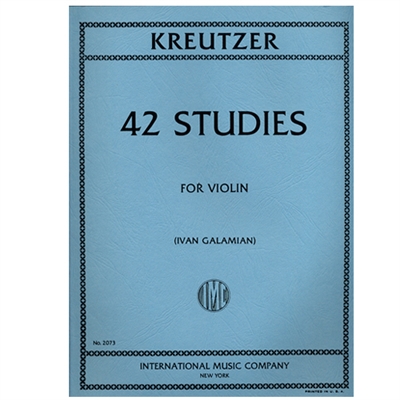 42 Studies for Violin - Kreutzer