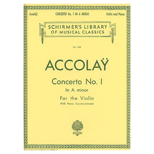 Concerto No. 1 in A Minor - J. B. Accolay