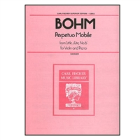 Perpetuo Mobile (Perpetual Motion) for Violin and Piano - Bohm