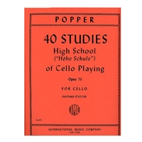 40 Studies "High School of Cello Playing", Opus 73 - David Popper