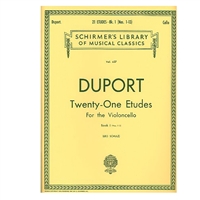 Twenty-One Etudes for the Violoncello, Book 1 (Nos. 1-13) -  Duport