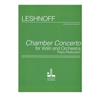 Chamber Concerto for Violin and Orchestra Piano Reduction