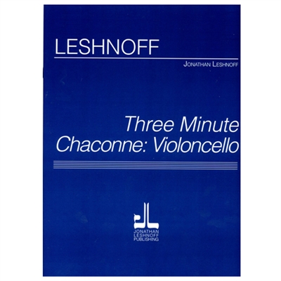 Three Minute Chaconne - Violincello