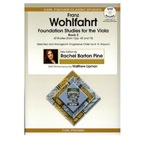 Foundation Studies for the Viola, Book 2 - Wohlfahrt