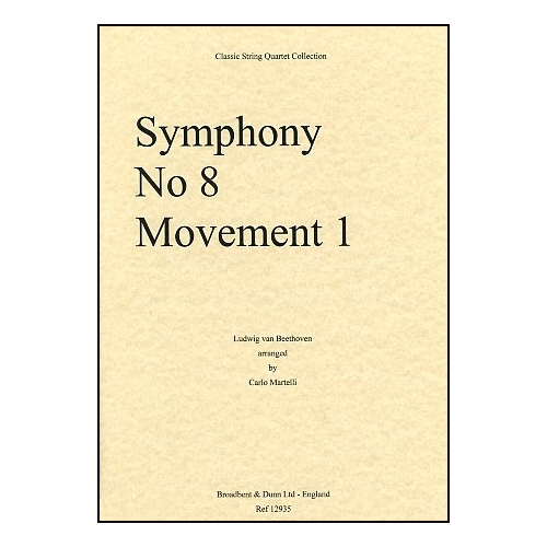 Symphony No 8 Movement Quartet