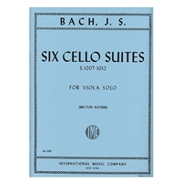Six Cello Suites for Viola Solo - J. S. Bach