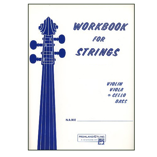 Workbook for Strings, Viola Book 1- by Forest R. Etling