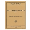 Six Country Dances for Two Violins & Cello - Ludwig van Beethoven