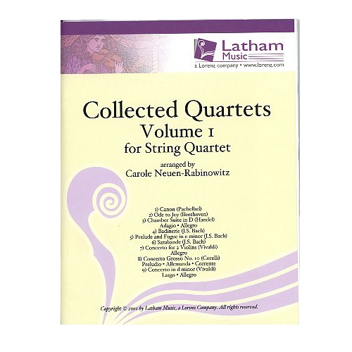 Collected Quartets, Volume 1 for String Quartet - Rabinowitz