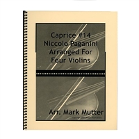 Caprice #14 Arranged for Four Violins - Niccolo Paganini