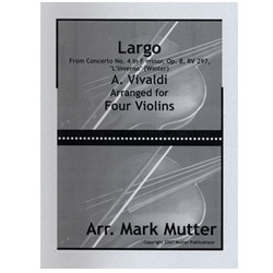 Largo, for Four Violins - Vivaldi