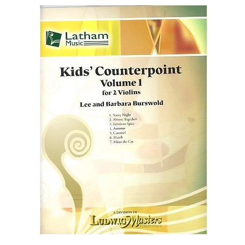 Kids' Counterpoint Volume 1 for 2 Violins