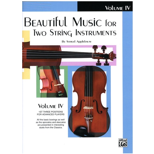 Beautiful Music for Two String Instruments - VIOLA Volume 4 - Applebaum