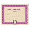 Five Times Perfect Certificates