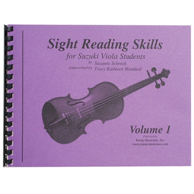 Sight Reading Skills For Suzuki VIOLA students. Vol. 1 By Suzanne Schreck