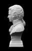 Alabaster Mozart Statuette 4 1/2" Tall