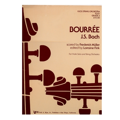 J.S. Bach: BourrÃ©e Parts Violin 1