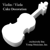 Violin Refreshment Decoration