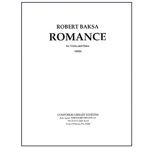Romance for viola and piano